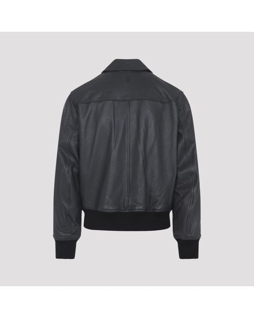 AMI Gray Zipped Jacket for men