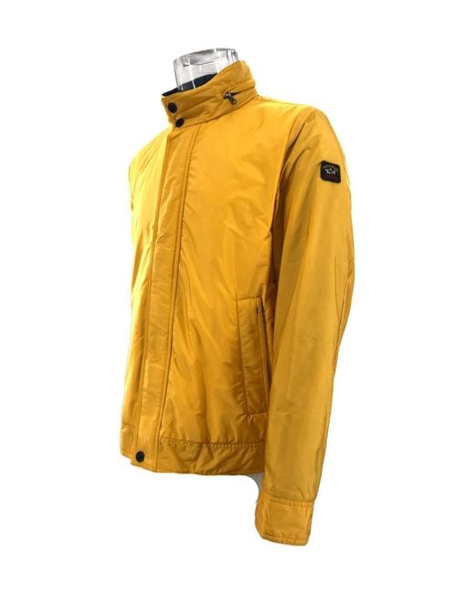 Paul & Shark Yellow Zipper Cotton Suit for men