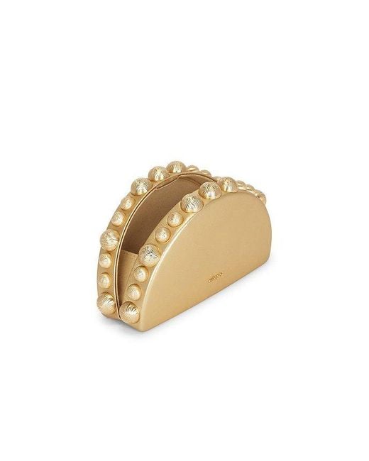 Cult Gaia Natural Logo Clutch