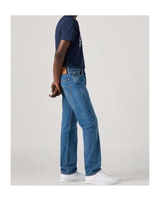 Levi's Blue 501 Original Lightweight Jeans for men