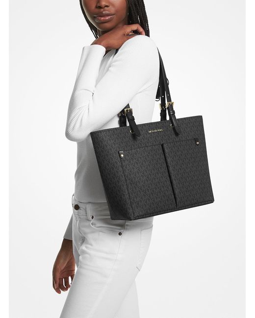 Michael Kors Black Jet Set Medium Handbag