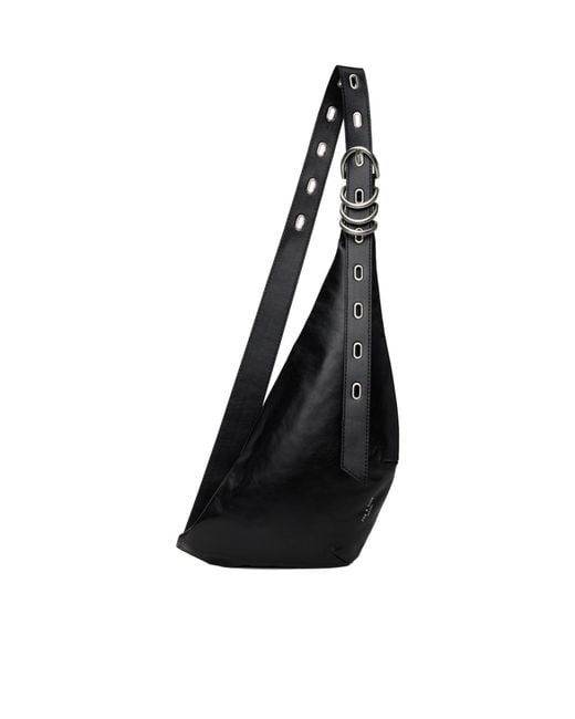 Rag & Bone Black Zipper Crossbody Bag