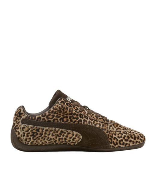 PUMA Brown Speedcat Low-Top Sneakers
