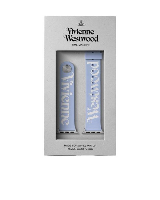 Vivienne Westwood Blue Solidcolor Watch Strap