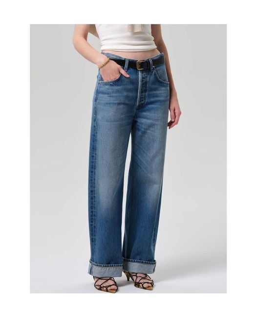 Citizens of Humanity Blue Ayla Relaxed Jeans
