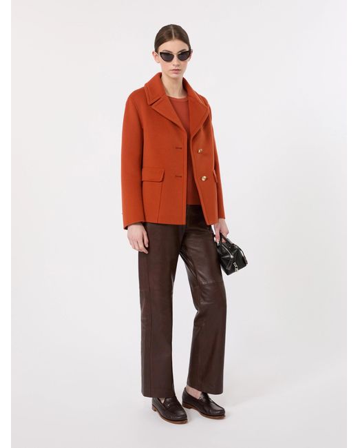 Max Mara Orange Long Sleeve Jacket