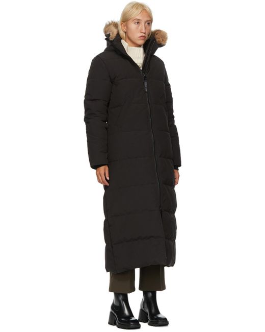 Canada Goose Black Hooded Down Jacket