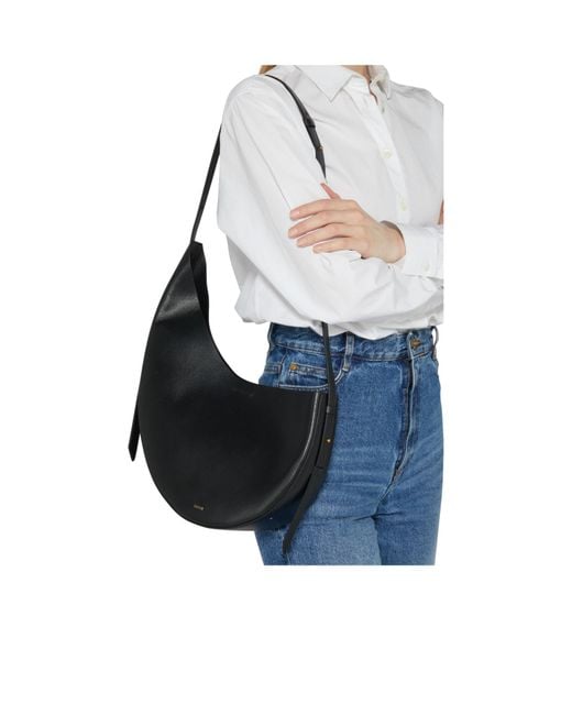 Soeur Black Adjustable Shoulder Bag