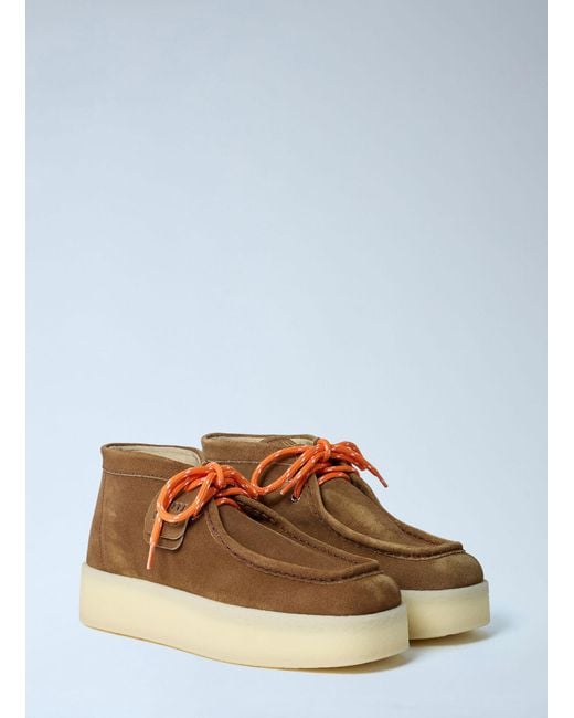 Miu Miu Brown Square Toe Ankle Boots