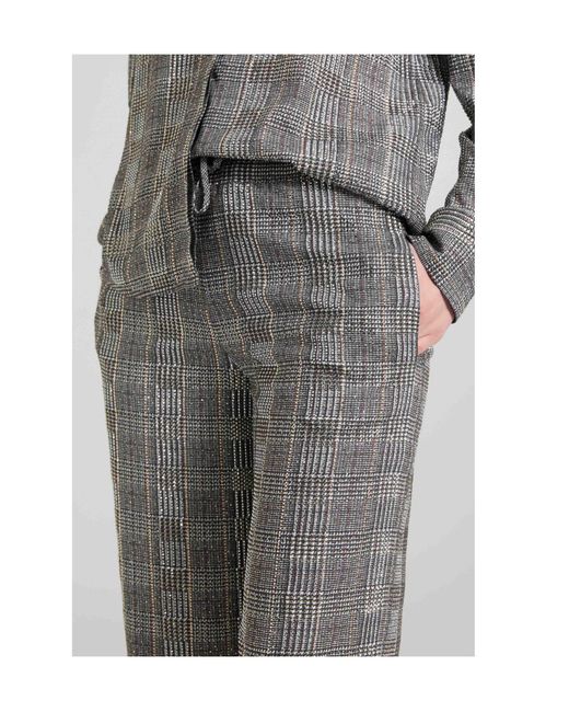 Ermanno Scervino Gray Relaxed Tailored Trousers