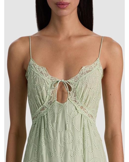 Alice + Olivia Green Nicky Tiered Maxi Dress