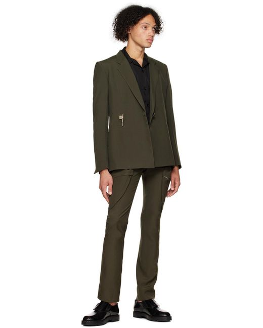 Givenchy Green Slim Fit Cargo Pants for men