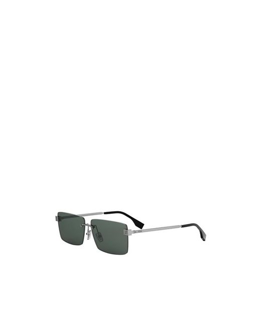 Fendi Multicolor Eyewear Retangle Frame Sunglasses for men