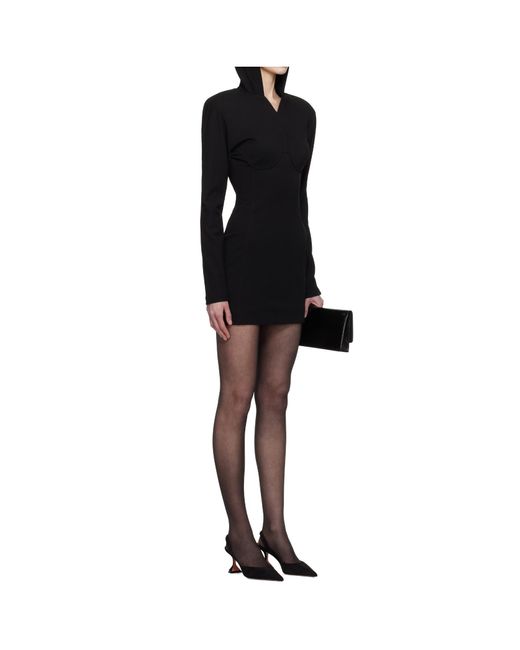 Jean Paul Gaultier Black Long Sleeve Dress