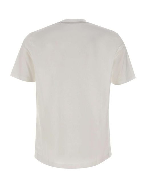 Paul & Shark White Logo Crew-Neck T-Shirt for men
