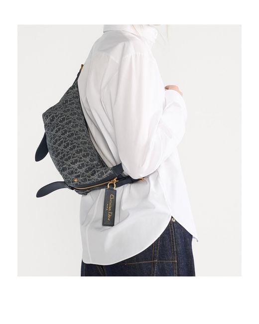 Dior Gray Small D-Journey Bag