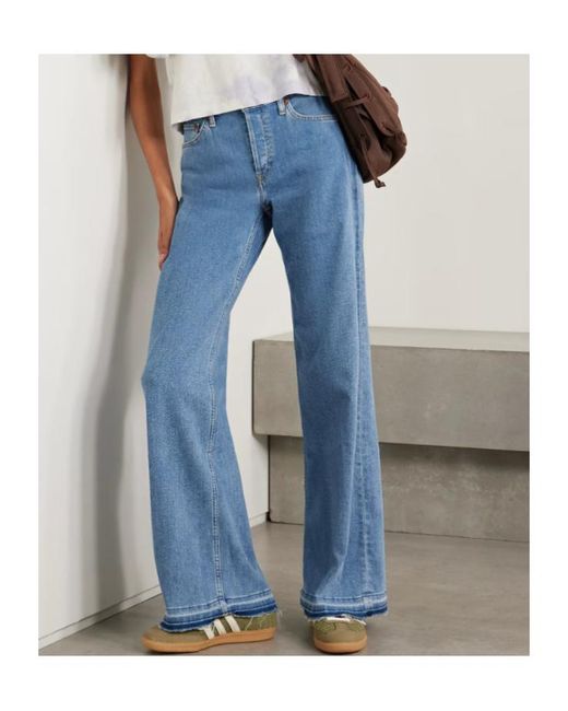 Re/done Blue Belt Loop Jeans