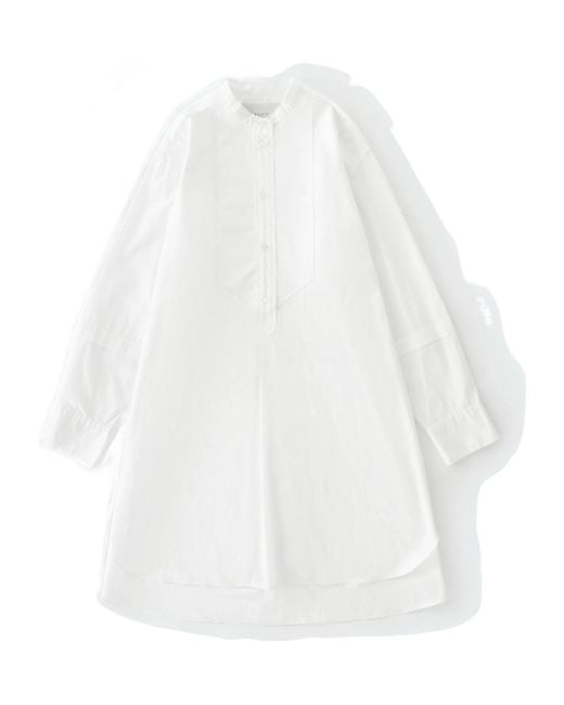 Studio Nicholson White Lalon Dress