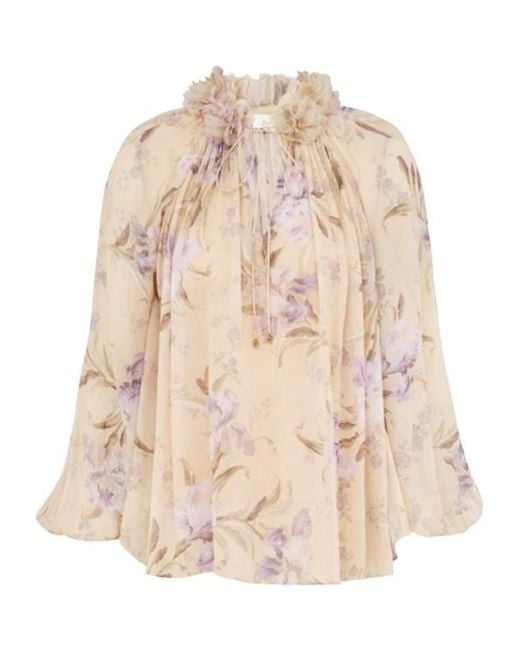 Zimmermann Natural Eden Billow Blouse