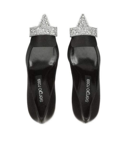 Sergio Rossi Black Pointed High Heels