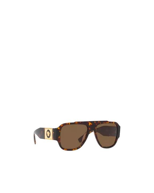 Versace Multicolor Eyewear Pilot Frame Sunglasses