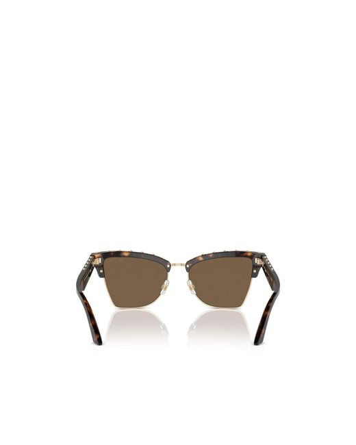 Jimmy Choo Multicolor Eyewear Maxime Butterfly Frame Sunglasses