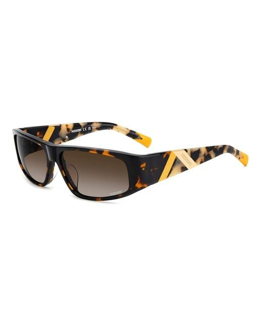 Missoni Green Logo Detail Sunglasses