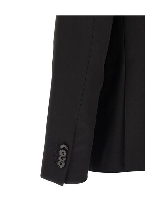 Zegna Black Single-Breasted Tailored Suits for men