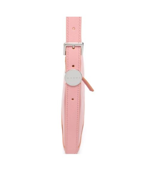 Marni Pink Zip-Fastening Shoulder Bag