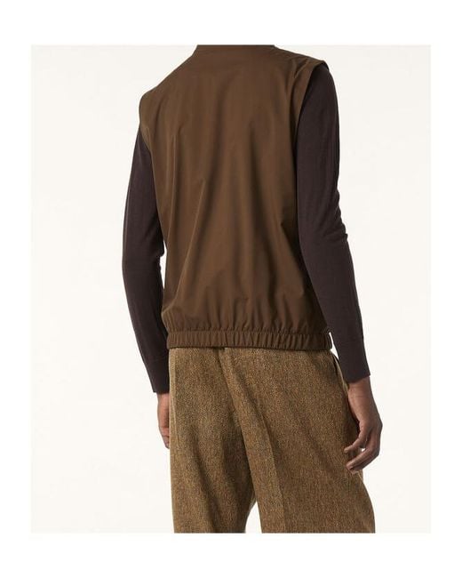 Loro Piana Brown Vest for men
