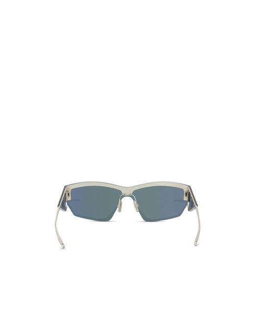 Givenchy White Geometric Sunglasses