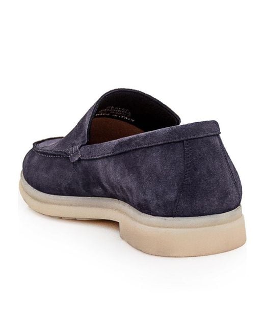 Church's Blue Logo Embossed Slip-On Loafers for men