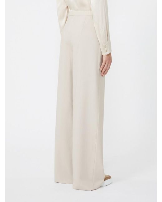 Max Mara White Denaro Trousers
