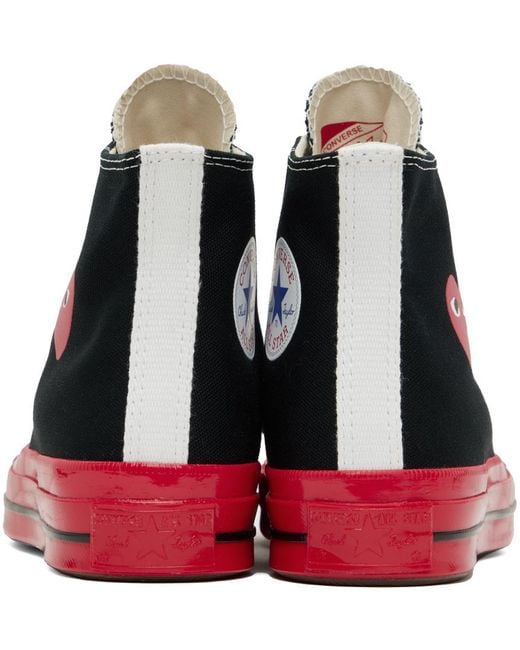 COMME DES GARÇONS PLAY Red Comme Des Garçons Play X Converse Chuck 70 High-Top Sneakers for men