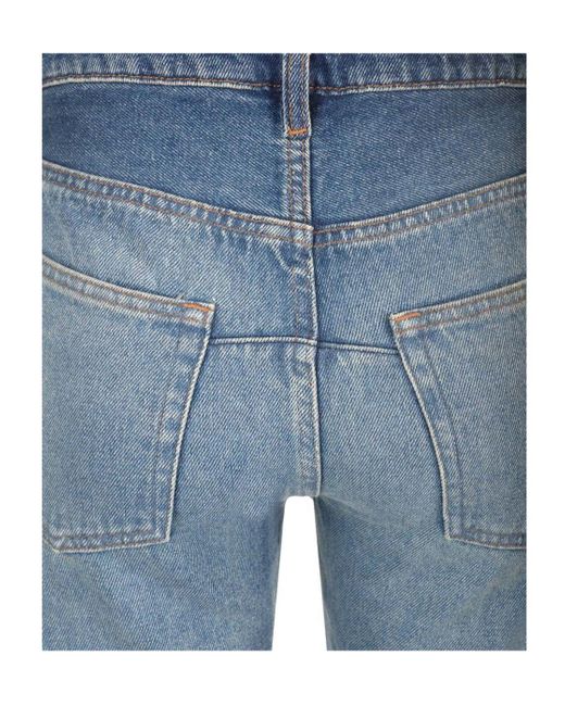A.P.C. Blue Kylie Straight Leg Jeans
