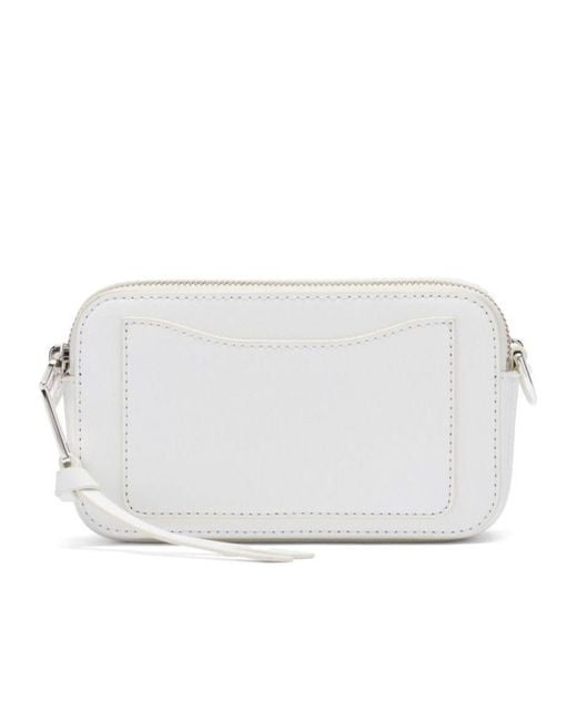 Marc Jacobs White The Utility Snapshot Crossbody Bag