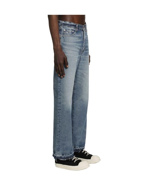 GALLERY DEPT. Blue Belt-Loop Jeans for men