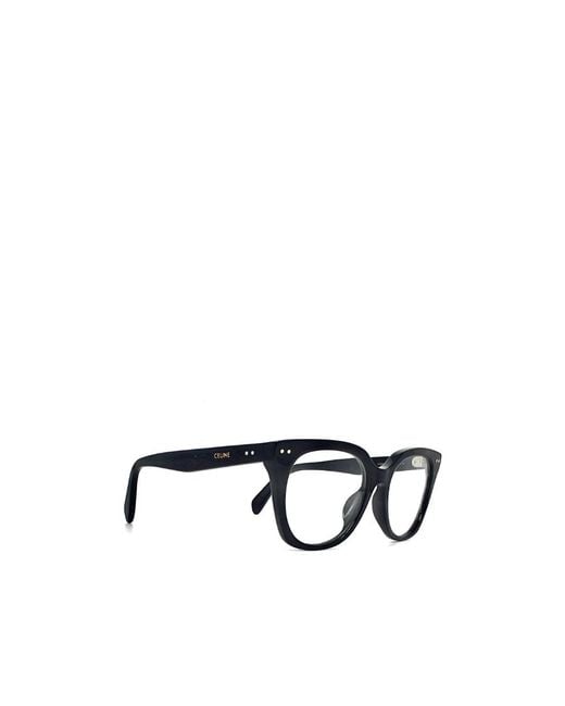 Céline White Logo Optical Glasses for men