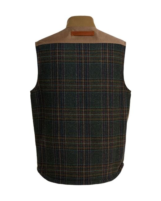 Junya Watanabe Brown Logo Zip-Up Vest for men