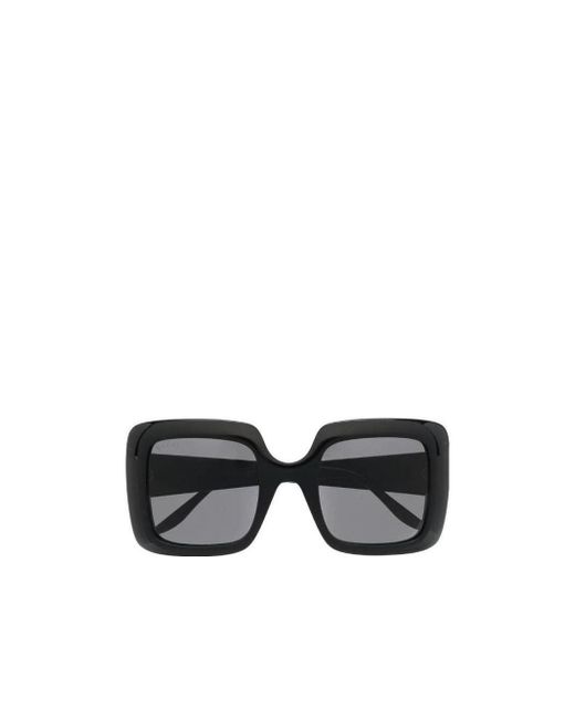 Gucci Black Eyewear Square Frame Sunglasses