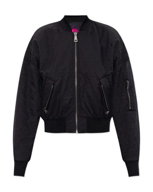 Versace Jeans Blue Couture Reversible Bomber Jacket