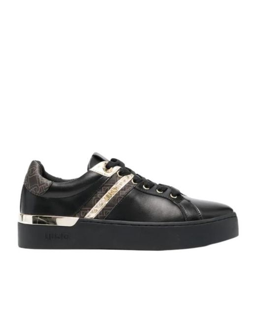 Liu Jo Black Silvia 68 High-Top Sneakers