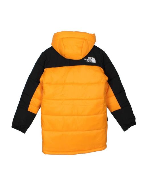 The North Face Orange Himalayan Padded Jacket for men
