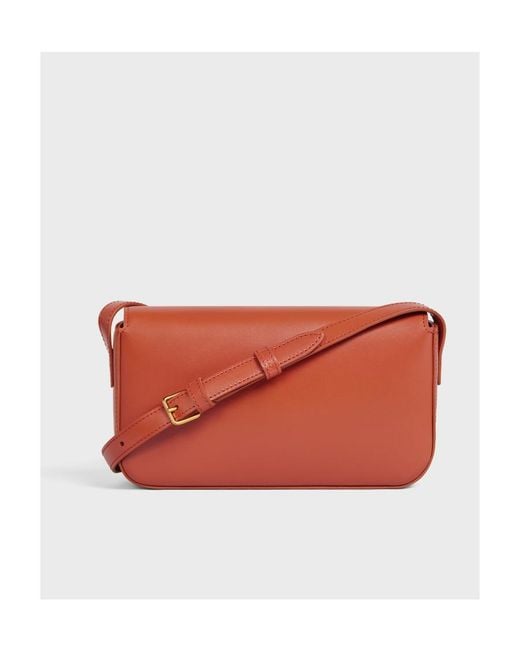 Céline Red Shoulder Bag Triomphe