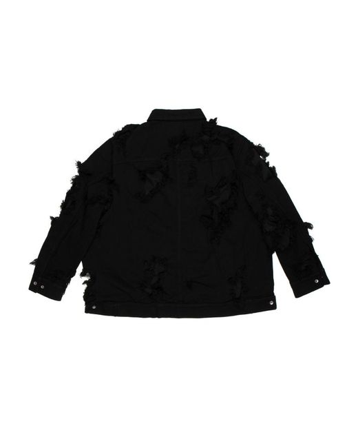 Rick Owens Black Layered Detailed Jacket for men