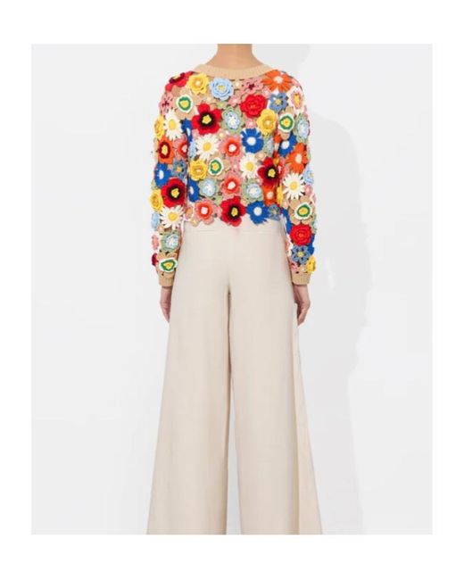 Alice + Olivia White Bradley Cardigan
