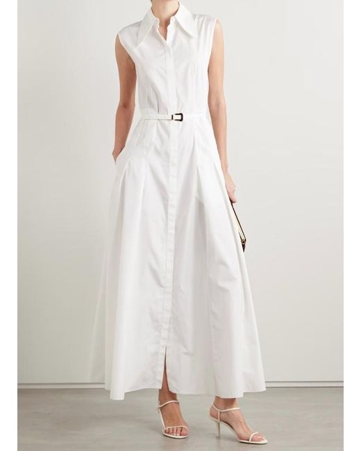 Gabriela Hearst White Sleeveless Dress