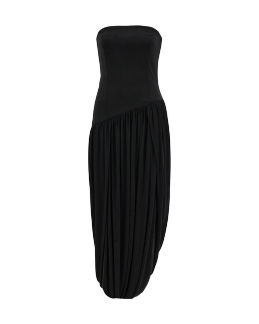 Ferragamo Black Bustier Dress