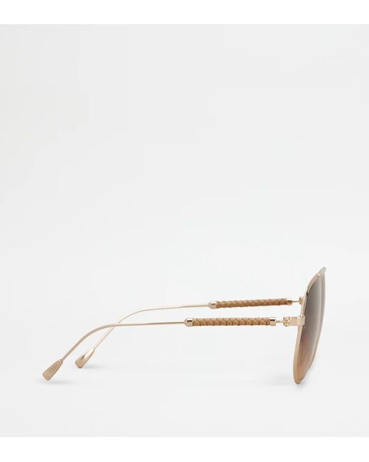 Tod's Brown Full-Rim Sunglasses