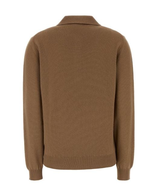 Blazé Milano Brown Blazé Milano Highland Button Polo Top